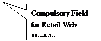 xιϻr: Compulsory Field for Retail Web Module